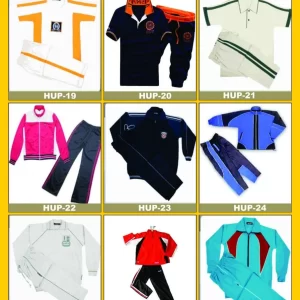 Custom Sports Uniforms and Tracksuit Sets (HUP Series) - T-Shirts, Jackets, and Training Wear